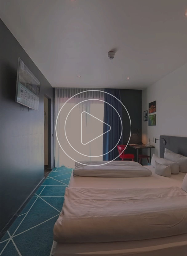 Unsere Zimmer mit zwei Boxspringbetten