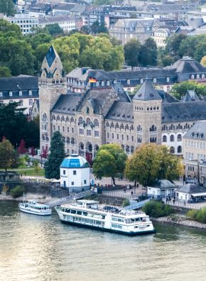 Blick auf die Altstadt von Koblenz
