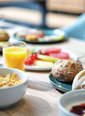 Frühstück im sander Hotel
